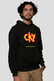 CKY Baskılı Unisex Siyah Hoodie