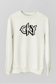 CKY Beyaz Unisex Sweatshirt