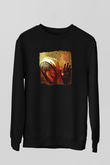 Clan of Xymox Baskılı Unisex Siyah Sweatshirt