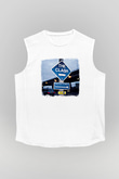 Clash (The) Baskılı Unisex Beyaz Kolsuz Tişört