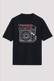 Clash (The) Baskılı Unisex Siyah Oversize Tişört