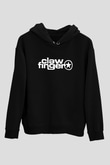 Clawfinger Siyah Unisex Kapüşonlu Sweatshirt