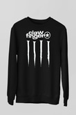 Clawfinger Siyah Unisex Sweatshirt