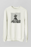 Clint Eastwood Beyaz Unisex Sweatshirt