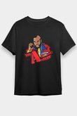 Clubber Baskılı Unisex Siyah Tişört - Tshirt