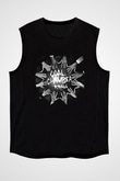 Coal Chamber Baskılı Unisex Siyah Kolsuz Tişört