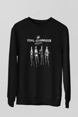 Coal Chamber Baskılı Unisex Siyah Sweatshirt