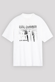 Coal Chamber Beyaz Unisex Oversize Tişört T-Shirt