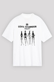 Coal Chamber Beyaz Unisex Oversize Tişört T-Shirt