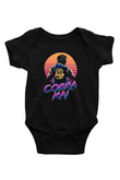 Cobra Kai Baskılı Unisex Siyah Bebek Body - Zıbın