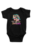 Cobra Kai Baskılı Unisex Siyah Bebek Body - Zıbın