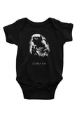 Cobra Kai Baskılı Unisex Siyah Bebek Body - Zıbın