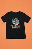 Cobra Kai Baskılı Unisex Siyah Çocuk Tişört - Tshirt