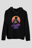 Cobra Kai Baskılı Unisex Siyah Hoodie