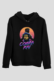 Cobra Kai Baskılı Unisex Siyah Hoodie
