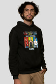 Cobra Kai Baskılı Unisex Siyah Hoodie