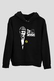 Cobra Kai Baskılı Unisex Siyah Hoodie