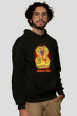 Cobra Kai Baskılı Unisex Siyah Hoodie