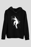 Cobra Kai Baskılı Unisex Siyah Hoodie
