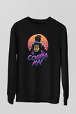 Cobra Kai Baskılı Unisex Siyah Sweatshirt