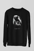 Cobra Kai Baskılı Unisex Siyah Sweatshirt