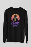 Cobra Kai Baskılı Unisex Siyah Sweatshirt