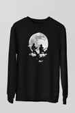 Cobra Kai Baskılı Unisex Siyah Sweatshirt