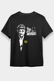 Cobra Kai Baskılı Unisex Siyah Tişört - Tshirt
