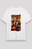 Cobra Kai Unisex Baskılı Beyaz Tişört - Tshirt