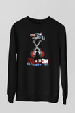 Cockney Rejects Baskılı Unisex Siyah Sweatshirt