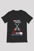 Cockney Rejects Baskılı Unisex Siyah V Yaka Tişört - Tshirt