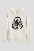 Coheed and Cambria Beyaz Unisex Kapşonlu Sweatshirt