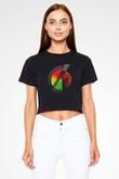 Coheed and Cambria Siyah Crop Top Tişört