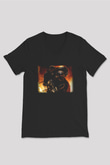 Command and Conquer Siyah Unisex V Yaka Tişört T-Shirt