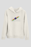 Commodore 64 Baskılı Beyaz Unisex Kapüşonlu Sweatshirt