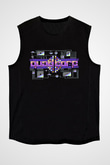 Commodore 64 Baskılı Unisex Siyah Kolsuz Tişört - Tshirt