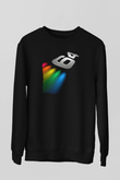 Commodore 64 Baskılı Unisex Siyah Sweatshirt