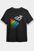 Commodore 64 Baskılı Unisex Siyah Tişört - Tshirt