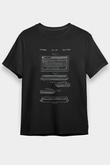 Commodore 64 Baskılı Unisex Siyah Tişört - Tshirt