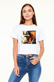 Conan the Barbarian Beyaz Croptop Tişört