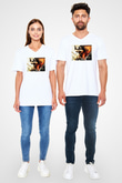 Conan the Barbarian Beyaz Unisex V Yaka Tişört T-Shirt