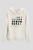 Converge Beyaz Unisex Kapşonlu Sweatshirt