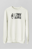 Converge Beyaz Unisex Sweatshirt