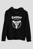 Coroner Siyah Unisex Hoodie