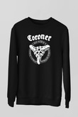 Coroner Siyah Unisex Sweatshirt