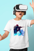 Counter Strike Baskılı Beyaz Unisex Beyaz Çocuk Tişört - Tshirt