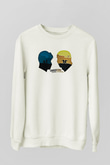 Counter Strike Baskılı Beyaz Unisex Sweatshirt