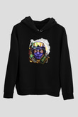 Counter Strike Baskılı Unisex Siyah Kapüşonlu Sweatshirt