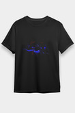 Counter Strike Baskılı Unisex Siyah Tişört - Tshirt
