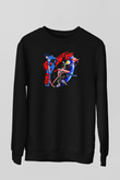 Cowboy Bebop Baskılı Unisex Siyah Sweatshirt